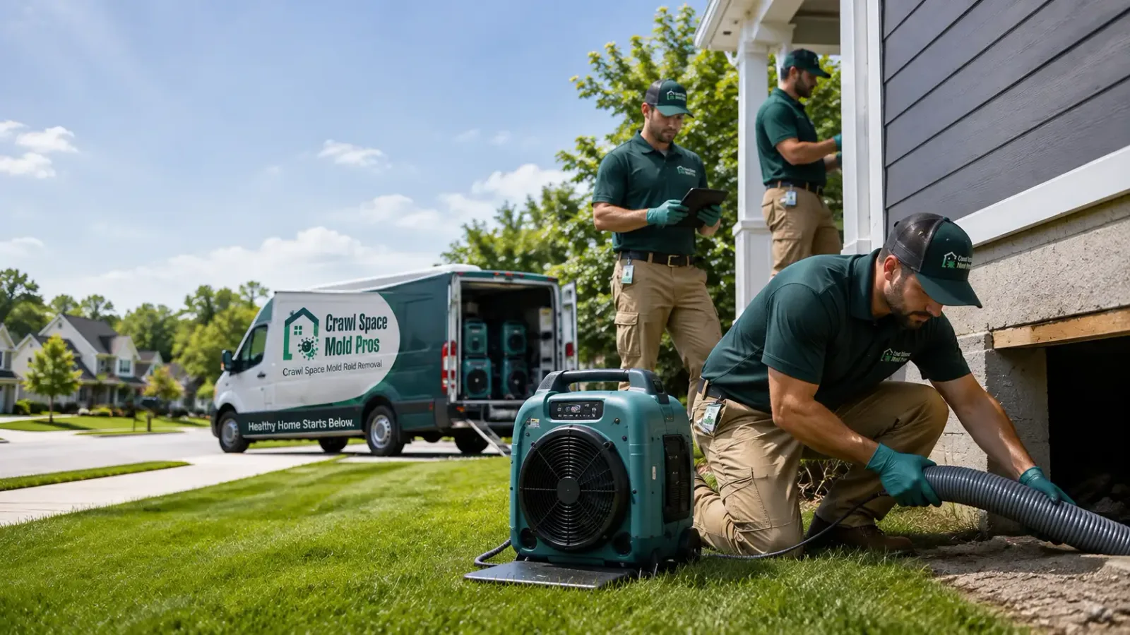 Crawl Space Mold Removal in Lowell, OH